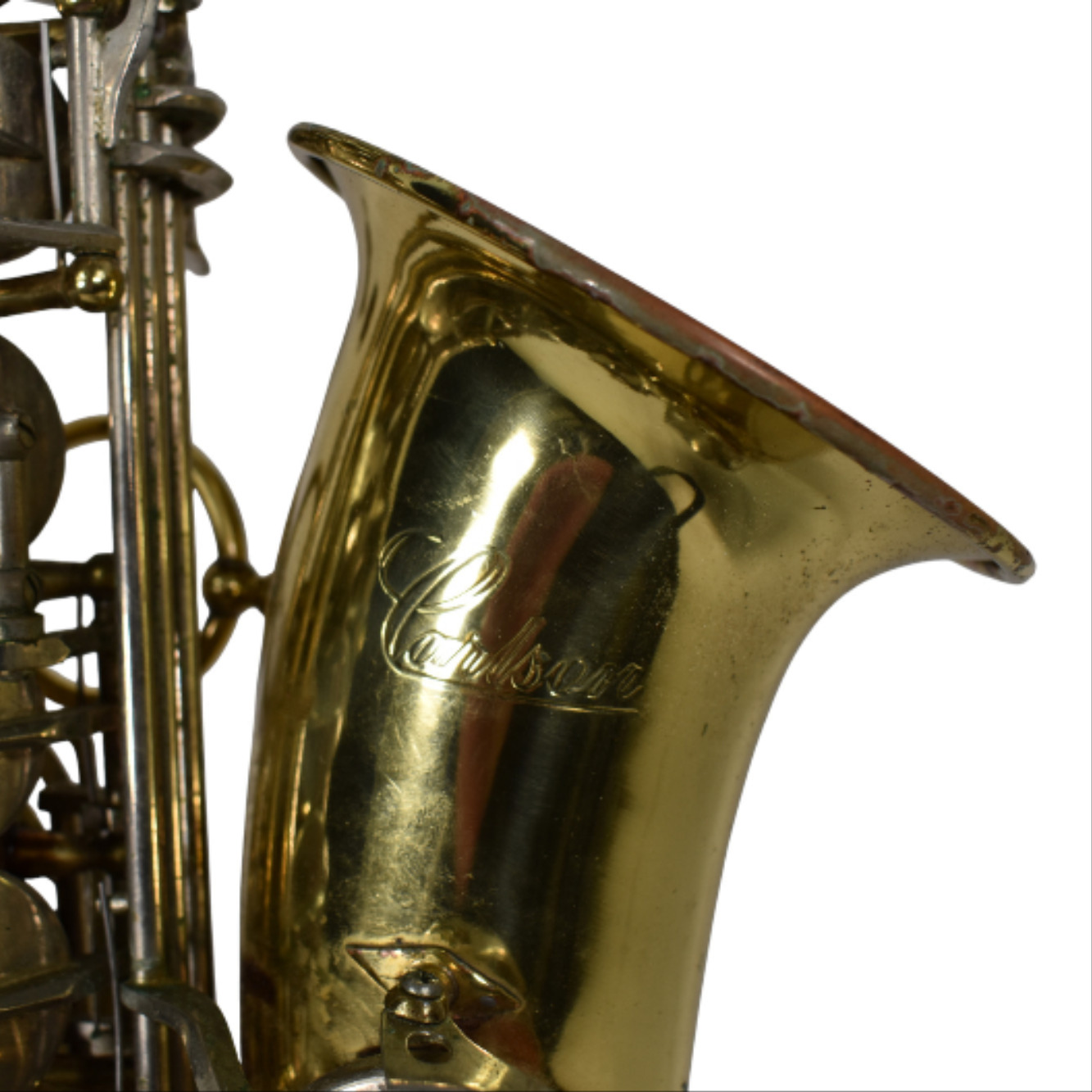 Saxophone alto Carlson à remettre en état État correct - Vue 3 - 